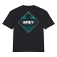T-Shirt BINDY VIBE noir | Design dos | BINDY