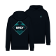 BINDY VIBE Hoodie | Palms & Waves, Crafted by Belgian Riders