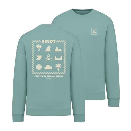 BINDY ELEMENTS Sweatshirt | 360° Print, Organic Oversize Belgium