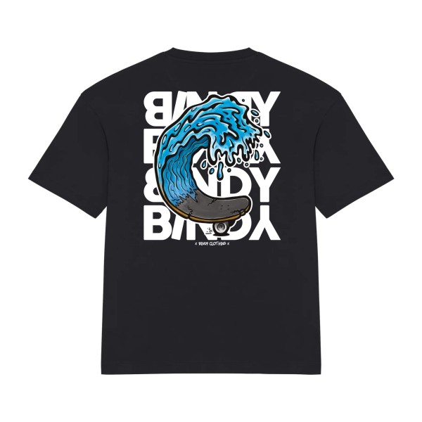 T-shirt SKATE WAVE unisex en coton bio | Bindy Clothing