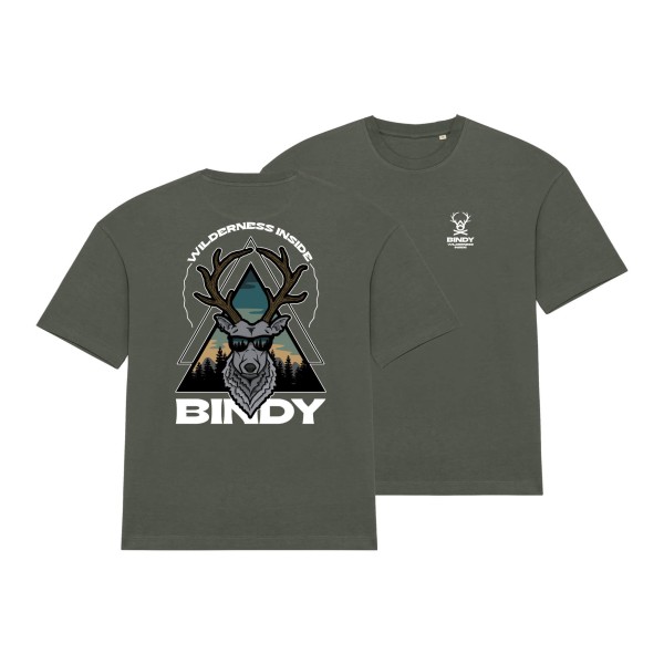 T-shirt WILDERNESS BINDY | Coton bio oversize unisexe