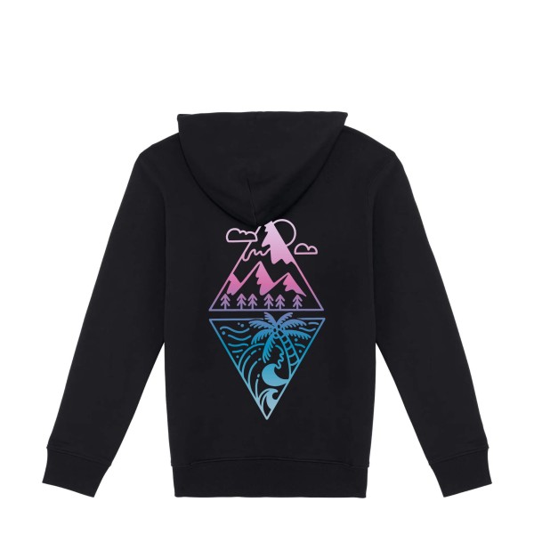 WORLDWIDE Hoodie | Organic cotton land-sea-air — BINDY