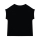 SURF CLUB Black Edition Girl T-shirt by BINDY | Minimal chest logo