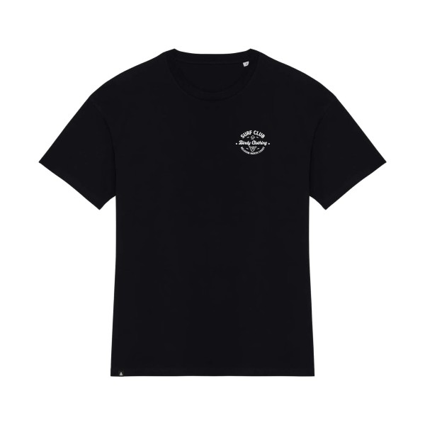T-shirt SURF CLUB Black Edition BINDY | Logo cœur unisexe écoresponsable