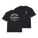 T-shirt SURF CLUB Black Edition unisexe BINDY | Logo cœur + grand dos