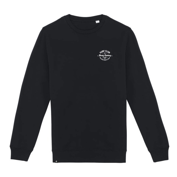 Sweat SURF CLUB Black Edition BINDY | Logo cœur noir sobre