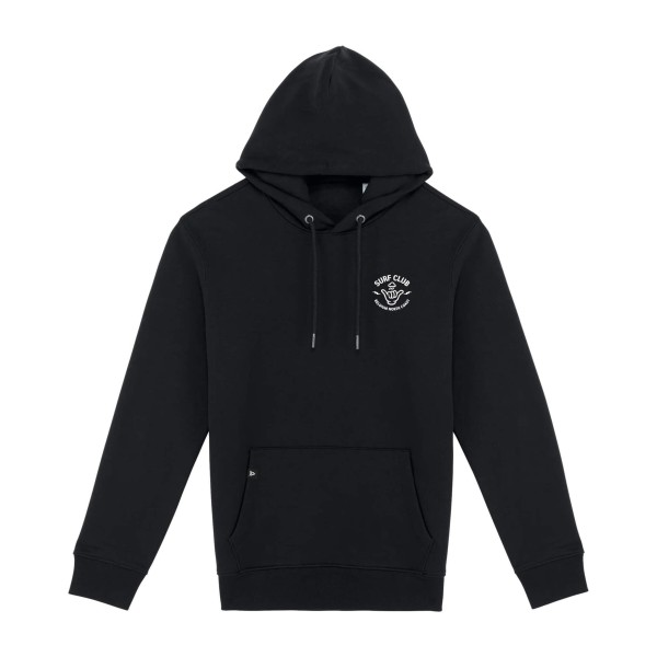 SURF CLUB Black Edition Hoodie by BINDY | Chest logo + back print