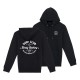 Hoodie SURF CLUB Black Edition BINDY | Logo cœur + dos