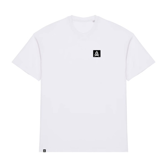 ICONIC Heren T-Shirt | Gestikte patch biokatoen — BINDY