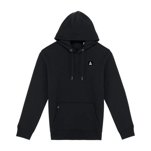 ICONIC Hoodie | Hand-sewn woven badge organic — BINDY