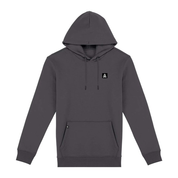 ICONIC Hoodie | Hand-sewn woven badge organic — BINDY