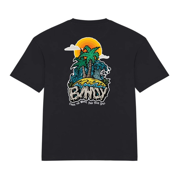 T-shirt Bindy Island, coton bio oversize unisex, surfwear Bindy