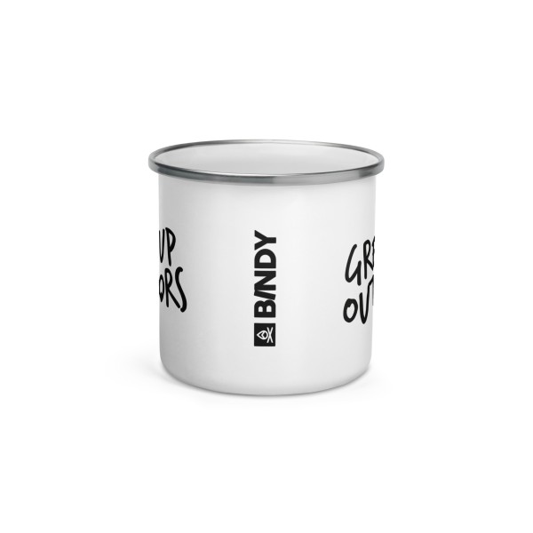 MUG G.U.O Grew Up Outdoors | Emaille outdoor mok — BINDY
