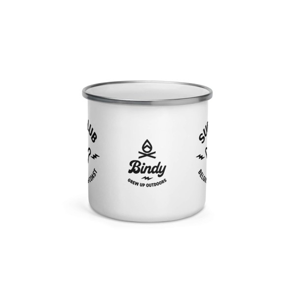 MUG SURF CLUB Belgium North Coast | Emaille surfmok — BINDY